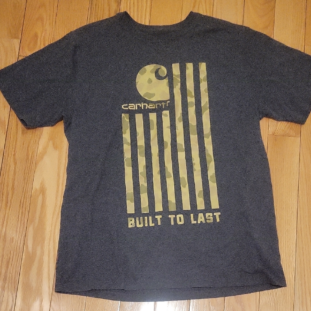 Carhartt Gray Short Sleeve Tee for Everyday Comfort